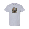 Homeschool Mama design on grey short sleeve tee