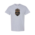 Life Is Better On Two Wheels design on grey short sleeve tee