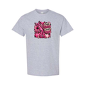 Faith Fighter Survivor Hope design on grey short sleeve tee