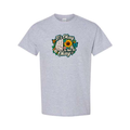 It's Okay to Not Be Okay design on grey short sleeve tee