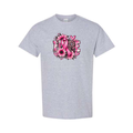 Hope — Sunflower design on grey short sleeve tee