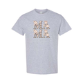 MAMA design on grey short sleeve tee