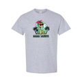 Mama Saurus design on grey short sleeve tee