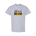 Blessed Mom design on grey short sleeve tee
