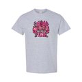 In October We Wear Pink — Pumpkins design on grey short sleeve tee